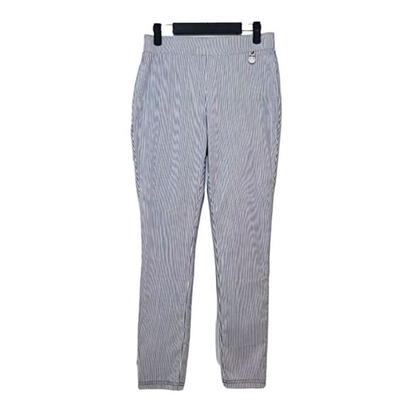 Tommy Hilfiger Pull On Striped Grey and White Pants Size 8 - Picture 1 of 5